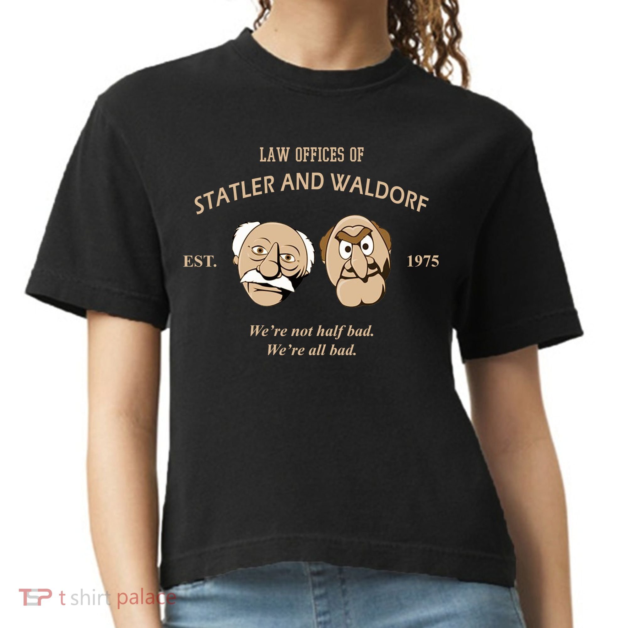 Law Offices Of Statler And Waldorf Est 1975 Comfort Colors Boxy T-Shirt