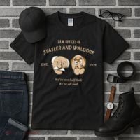 Law Offices Of Statler And Waldorf Est 1975 Tall T-Shirt thumb 3
