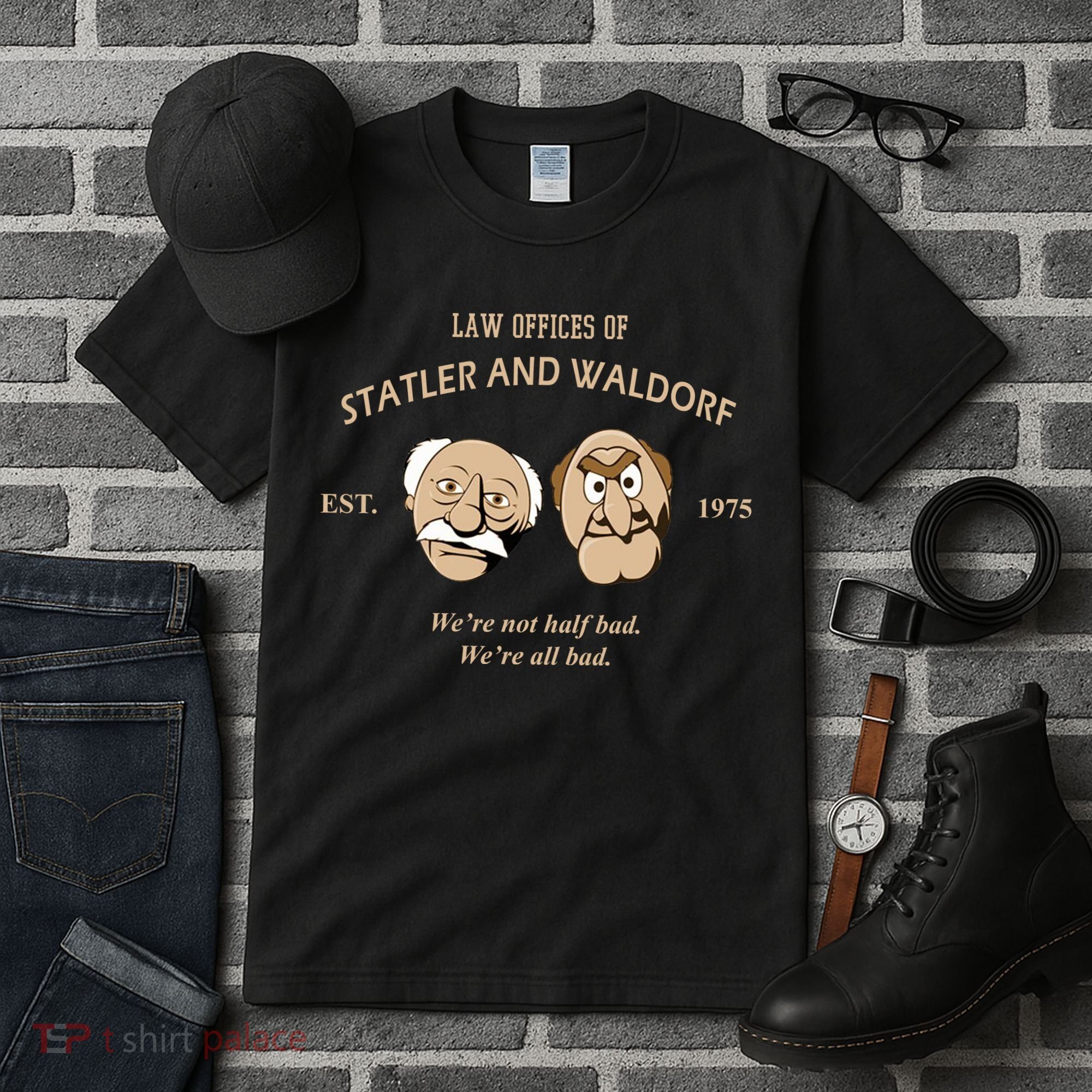 Law Offices Of Statler And Waldorf Est 1975 Tall T-Shirt