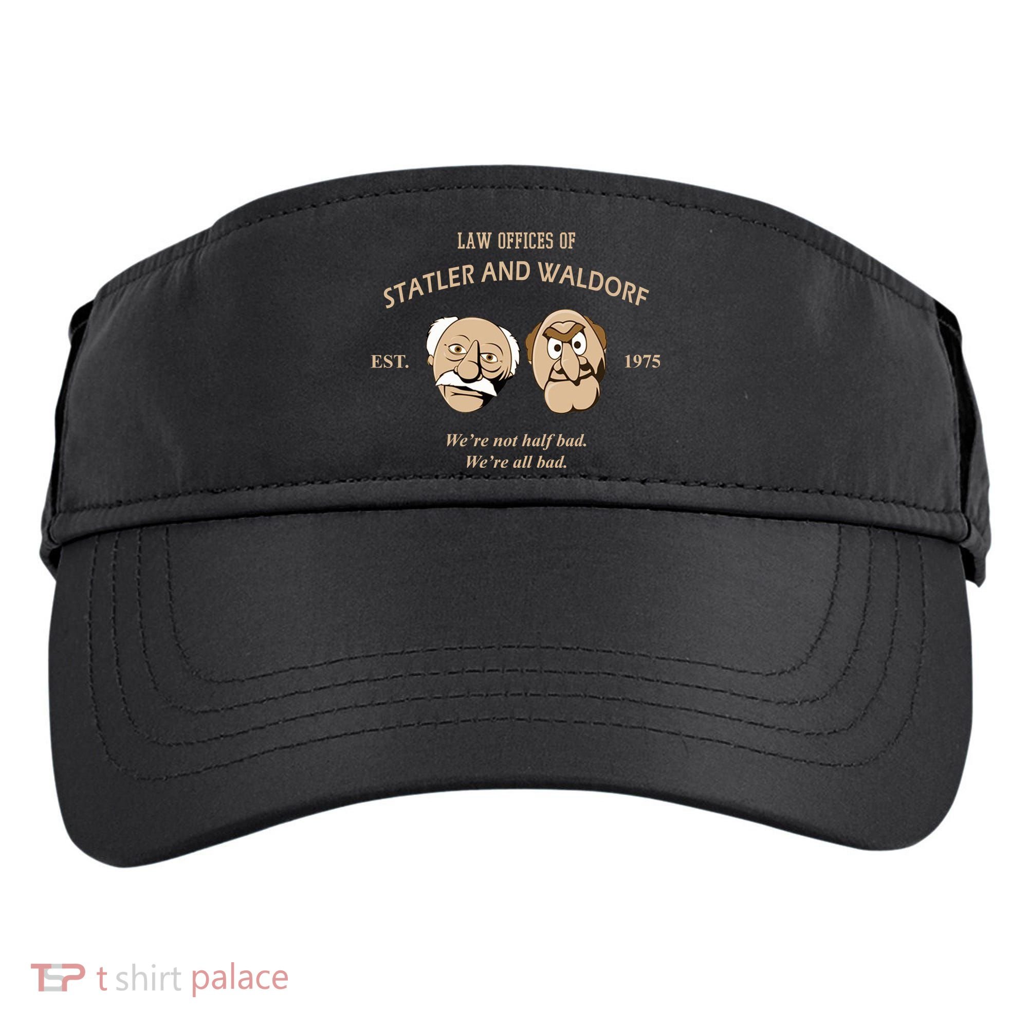 Law Offices Of Statler And Waldorf Est 1975 Adult Drive Performance Visor