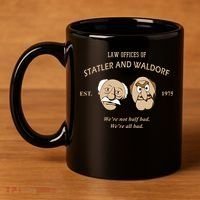 Law Offices Of Statler And Waldorf Est 1975 11oz C Handle Ceramic Mug thumb 4