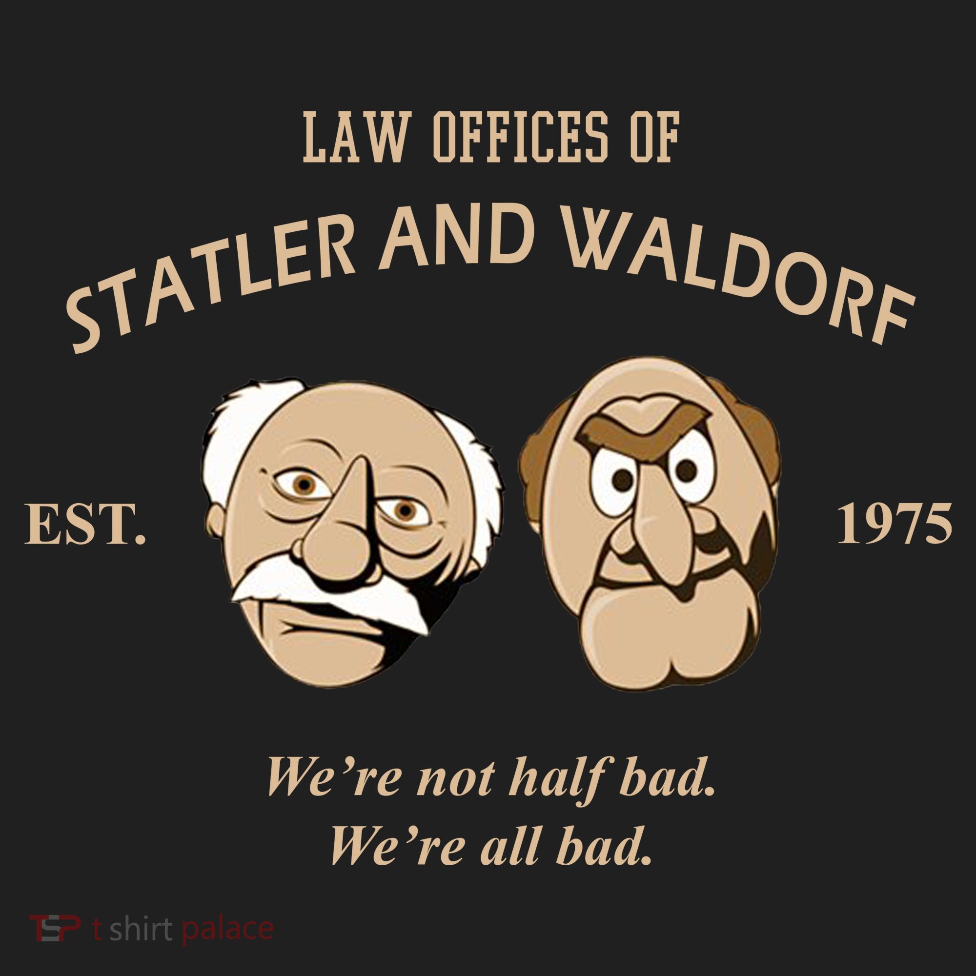 Law Offices Of Statler And Waldorf Est 1975 11oz C Handle Ceramic Mug