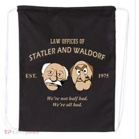 Law Offices Of Statler And Waldorf Est 1975 Drawstring Bag thumb 0