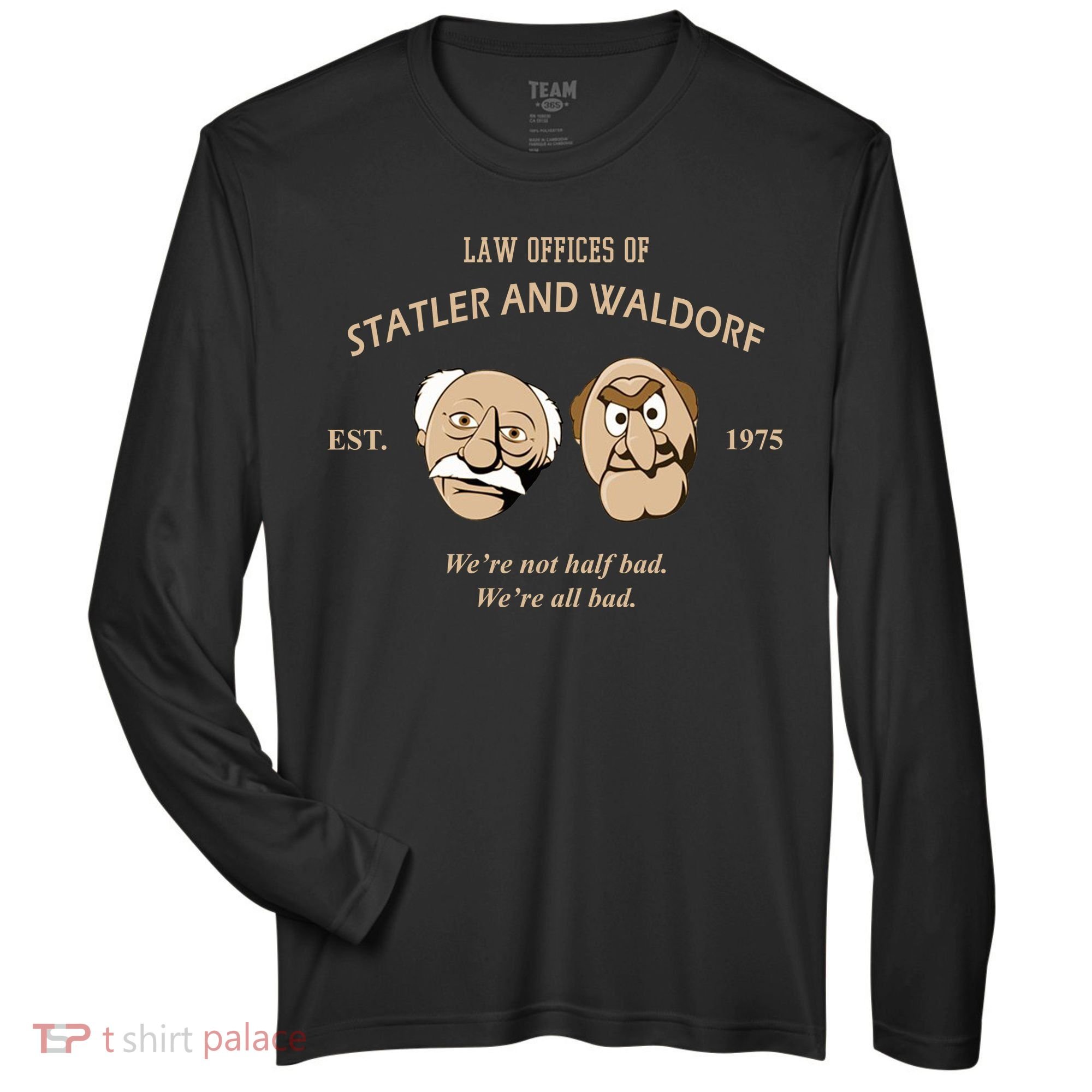 Law Offices Of Statler And Waldorf Est 1975 Zone Performance Long-Sleeve T-Shirt