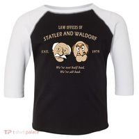 Law Offices Of Statler And Waldorf Est 1975 Toddler Fine Jersey T-Shirt thumb 0