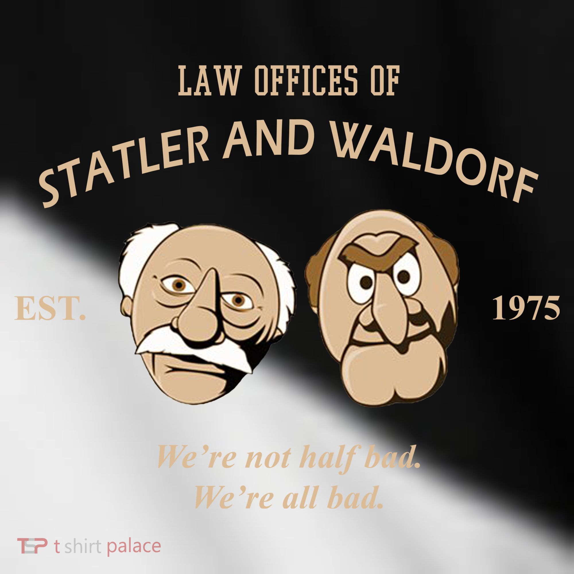 Law Offices Of Statler And Waldorf Est 1975 Toddler Fine Jersey T-Shirt