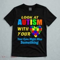 Look At Autism With Your Heart T-Shirt thumb 5