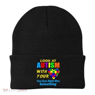 Look At Autism With Your Heart Beanie