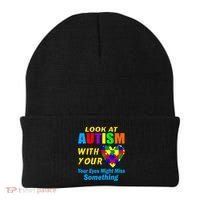 Look At Autism With Your Heart Beanie thumb 0