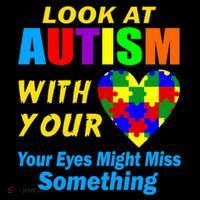 Look At Autism With Your Heart Women's Hoodie thumb 2