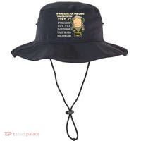 Look For The Light Not Darkness Uncle Iron Quote Bucket Hat thumb 0