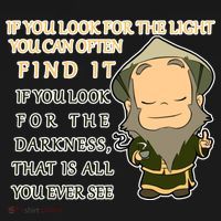 Look For The Light Not Darkness Uncle Iron Quote Bucket Hat thumb 4
