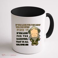 Look For The Light Not Darkness Uncle Iron Quote Coffee Mug thumb 1