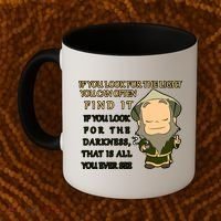 Look For The Light Not Darkness Uncle Iron Quote Coffee Mug thumb 2