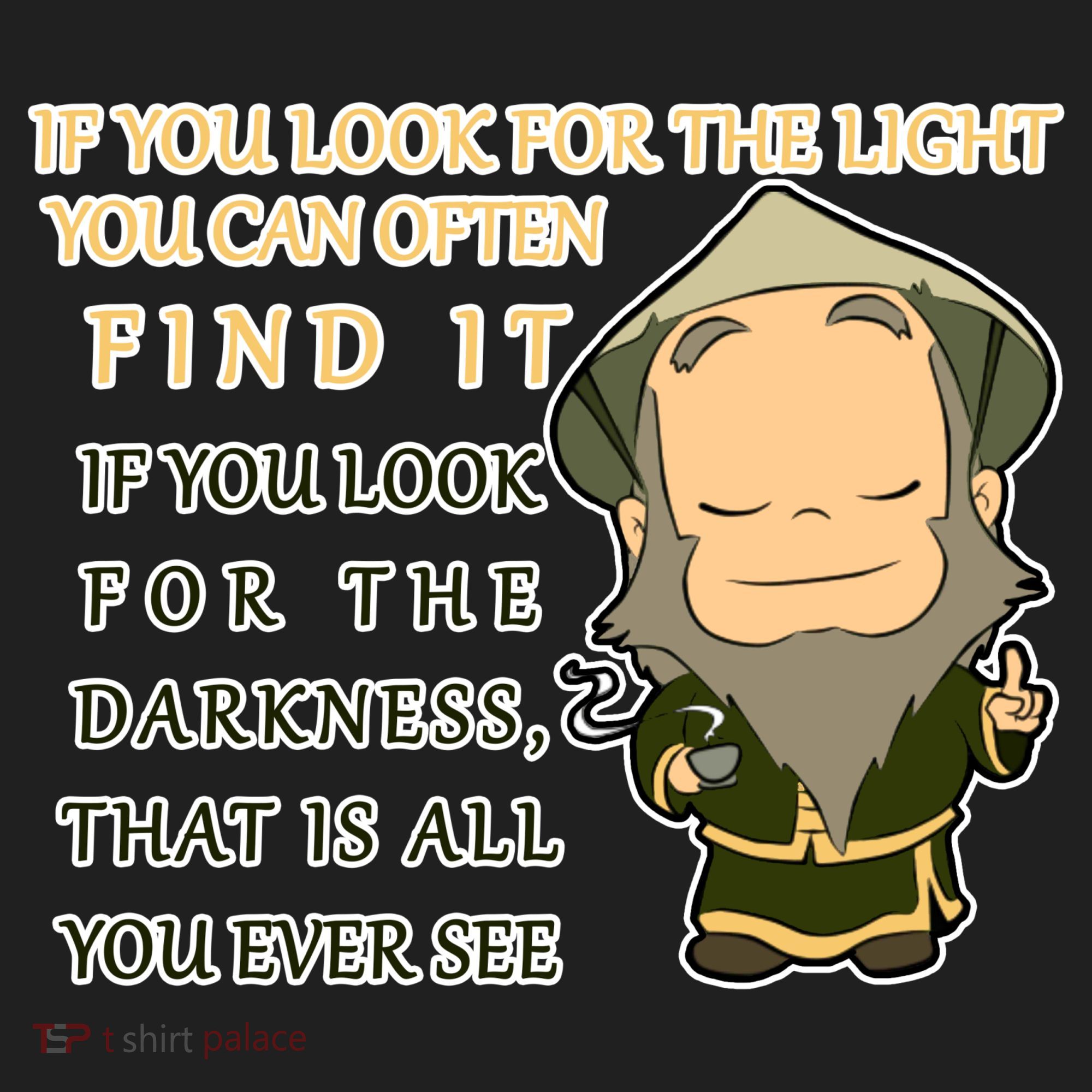 Look For The Light Not Darkness Uncle Iron Quote Beanie