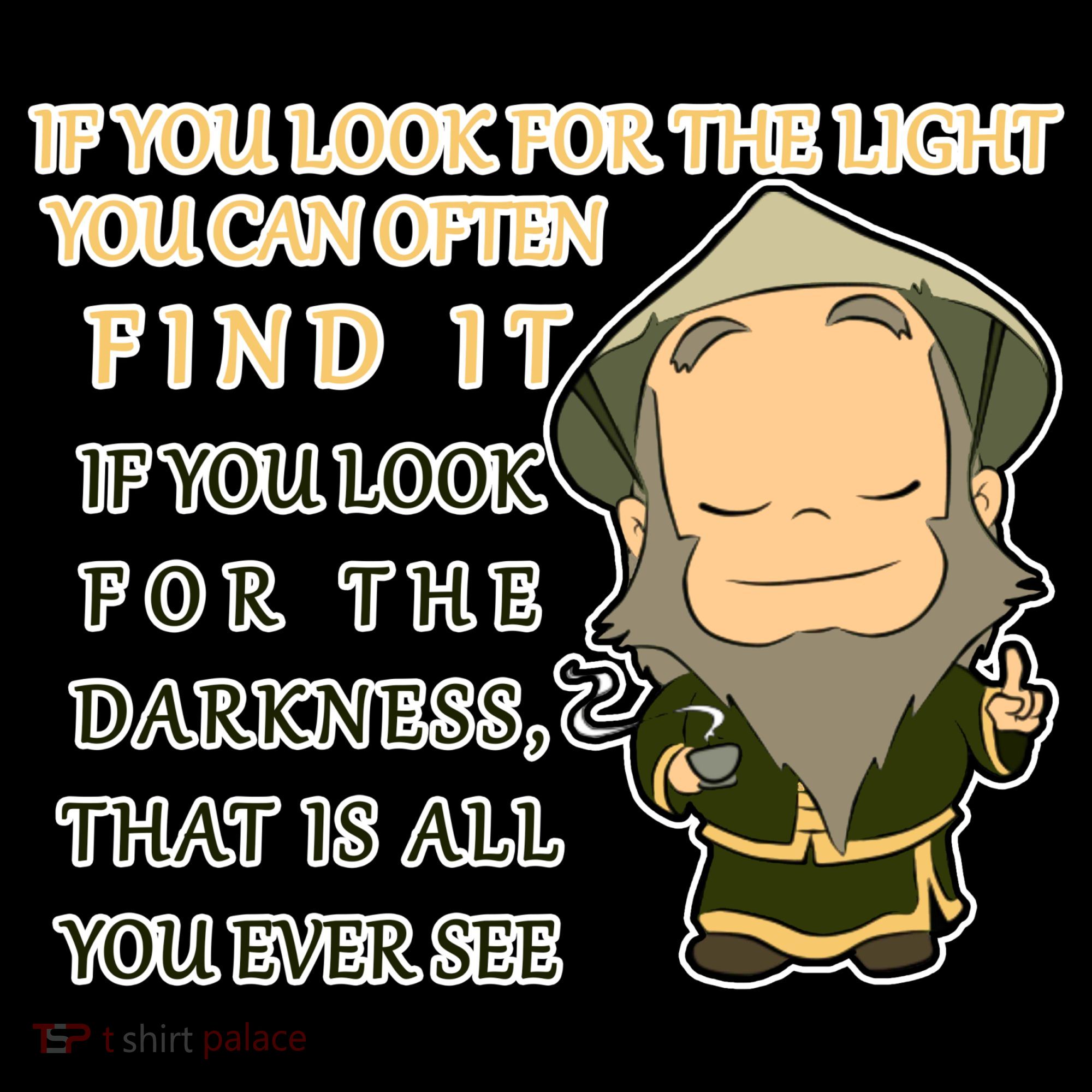 Look For The Light Not Darkness Uncle Iron Quote Women's Hoodie