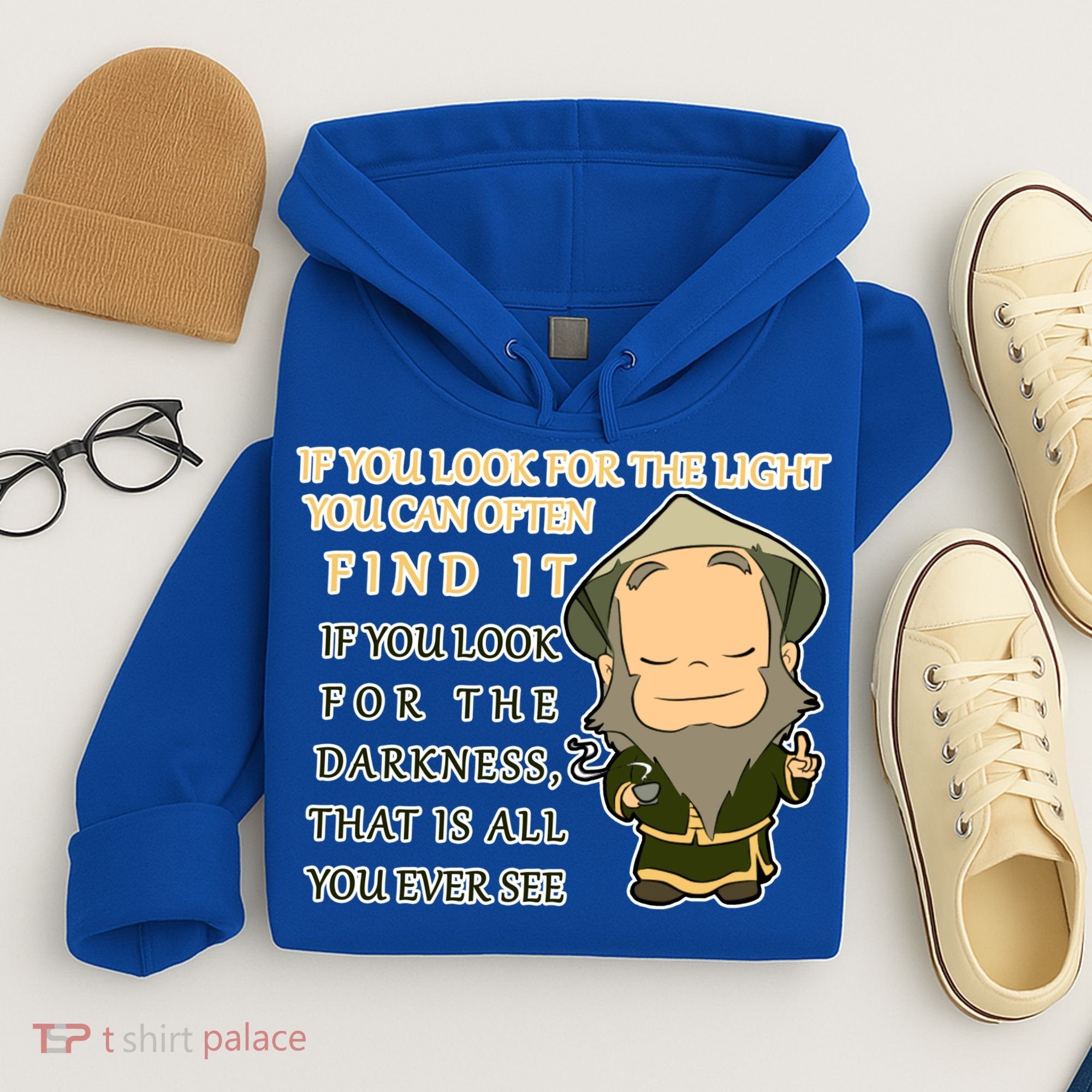 Look For The Light Not Darkness Uncle Iron Quote Hoodie