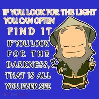Look For The Light Not Darkness Uncle Iron Quote Sweatshirt thumb 3