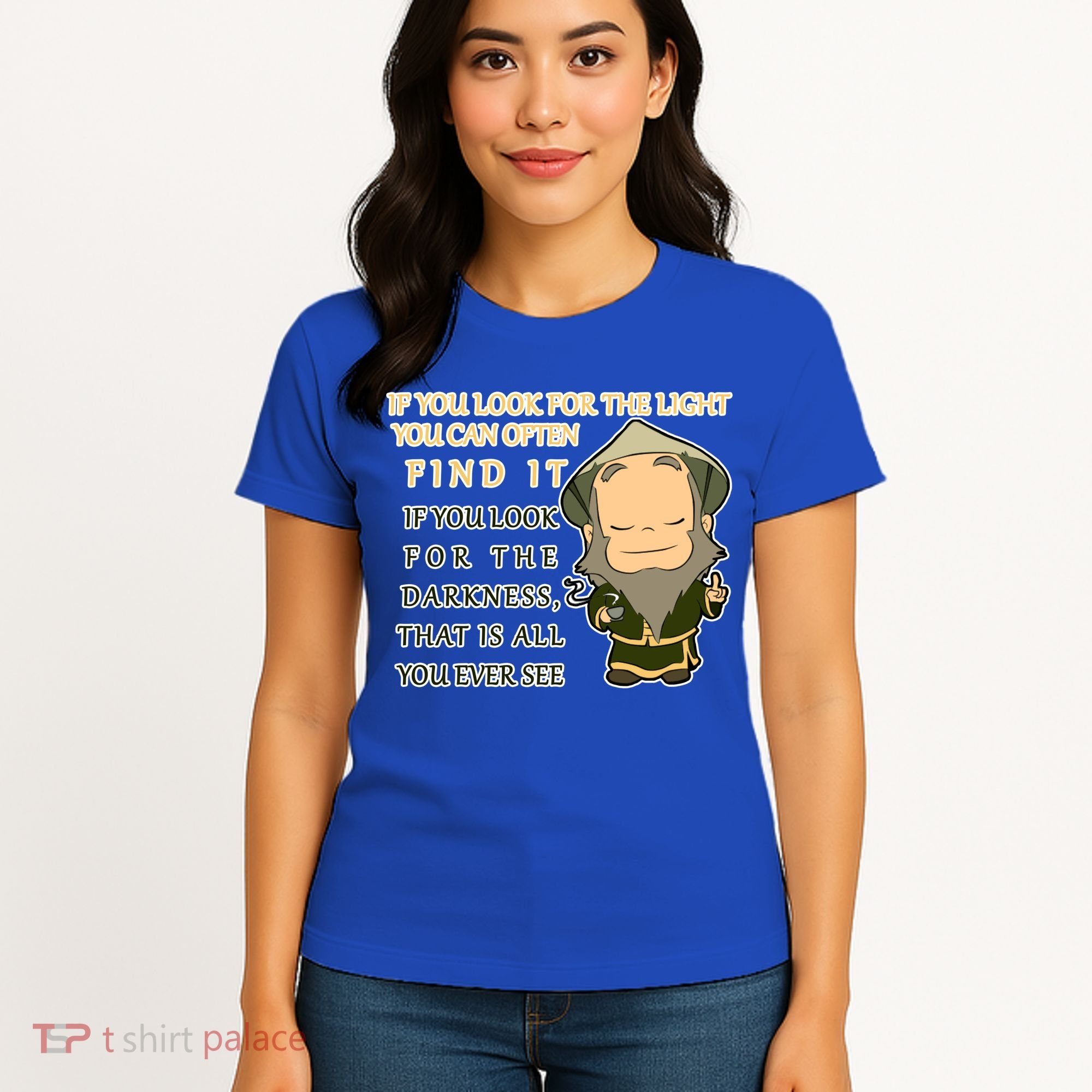 Look For The Light Not Darkness Uncle Iron Quote Women's T-Shirt