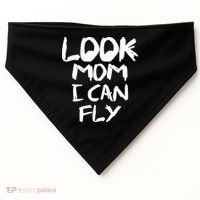 Look Mom I Can Fly USA-Made Doggie Bandana thumb 0