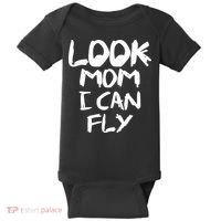 Look Mom I Can Fly Baby Bodysuit thumb 0