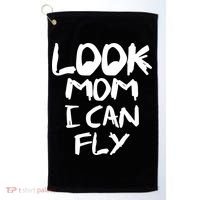 Look Mom I Can Fly Golf Towel thumb 0