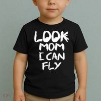 Look Mom I Can Fly Toddler T-Shirt thumb 2