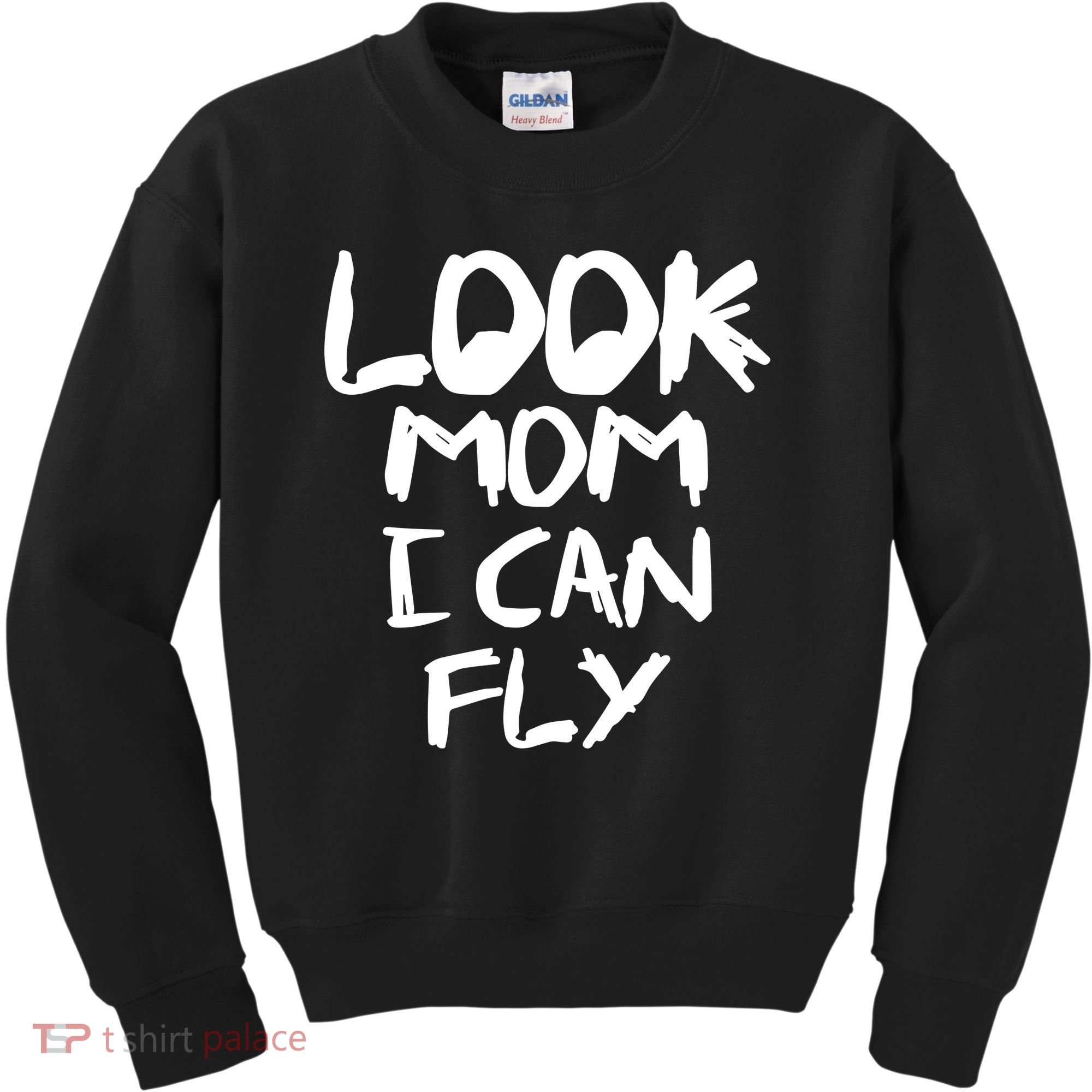Look Mom I Can Fly Kids Sweatshirt
