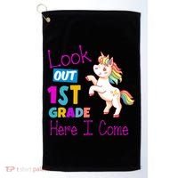 Look Out 1st Grade Here I Come Golf Towel thumb 0