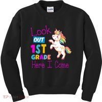 Look Out 1st Grade Here I Come Kids Sweatshirt thumb 0
