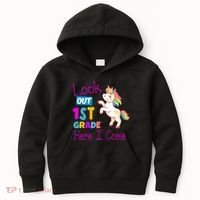 Look Out 1st Grade Here I Come Kids Hoodie thumb 0