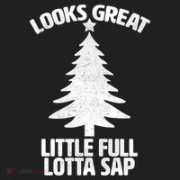 Looks Great Little Full Lotta Sap Funny Christmas Beanie thumb 2