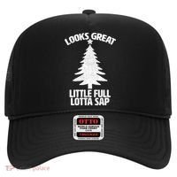 Looks Great Little Full Lotta Sap Funny Christmas Hat thumb 0