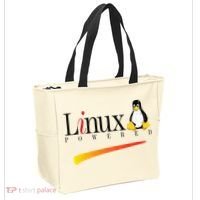 Linux Os Powered By Linux Tux Penguin Tote Bag thumb 2