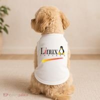 Linux Os Powered By Linux Tux Penguin Doggie Tank thumb 2