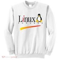 Linux Os Powered By Linux Tux Penguin Sweatshirt thumb 0