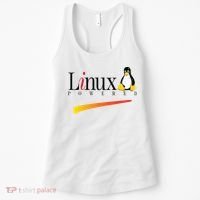 Linux Os Powered By Linux Tux Penguin Women's Tank Top thumb 0