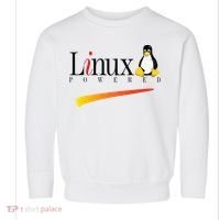Linux Os Powered By Linux Tux Penguin Toddler Sweatshirt thumb 0