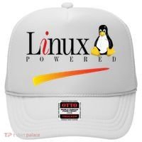 Linux Os Powered By Linux Tux Penguin Hat thumb 0