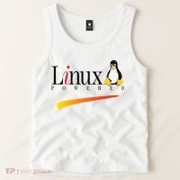 Linux Os Powered By Linux Tux Penguin Tank Top thumb 2