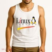 Linux Os Powered By Linux Tux Penguin Tank Top thumb 3