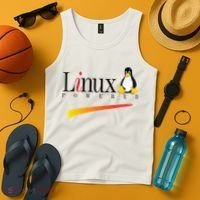Linux Os Powered By Linux Tux Penguin Tank Top thumb 4