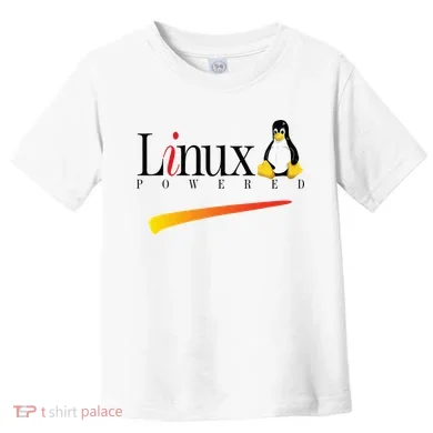 Linux Os Powered By Linux Tux Penguin Toddler T-Shirt