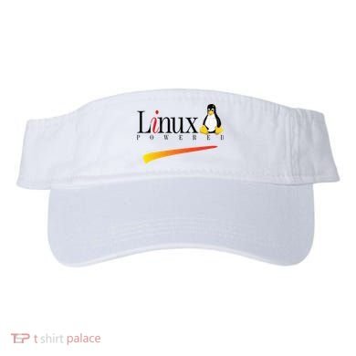 Linux Os Powered By Linux Tux Penguin Visor