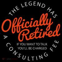 Legend Officially Retired 's Funny Retirement Hoodie thumb 7