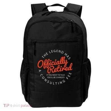 Legend Officially Retired 's Funny Retirement Backpack
