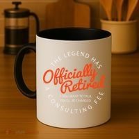 Legend Officially Retired 's Funny Retirement Coffee Mug thumb 4