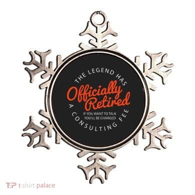 Legend Officially Retired 's Funny Retirement Ornament
