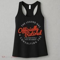 Legend Officially Retired 's Funny Retirement Women's Tank Top thumb 3