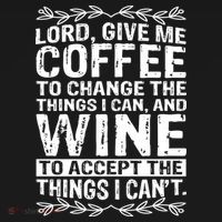 Lord Give Me Coffee And Wine Backpack thumb 2